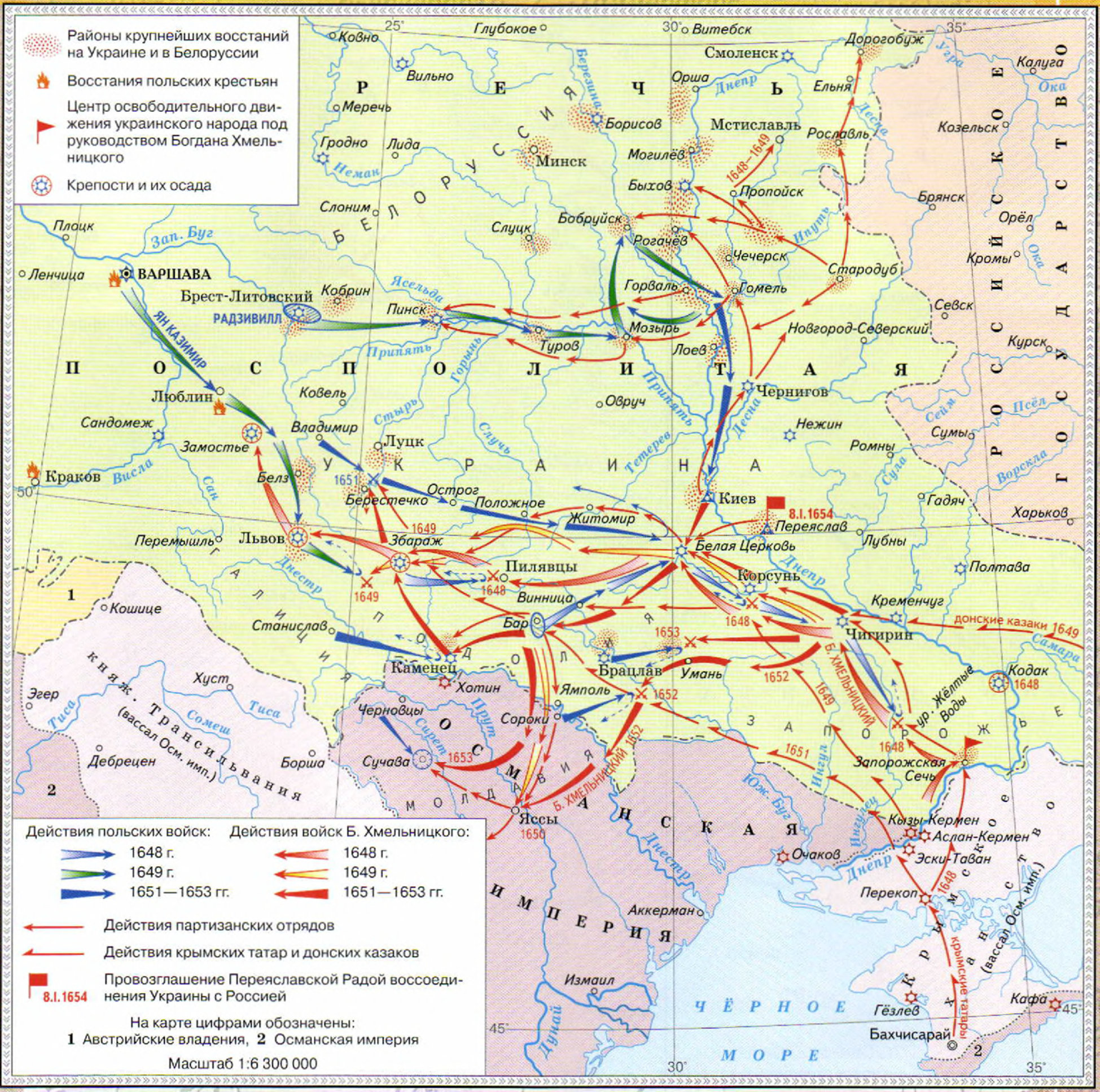 Переход земель войска запорожского в состав россии
