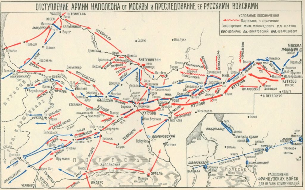 Отступление армии Наполеона от Москвы